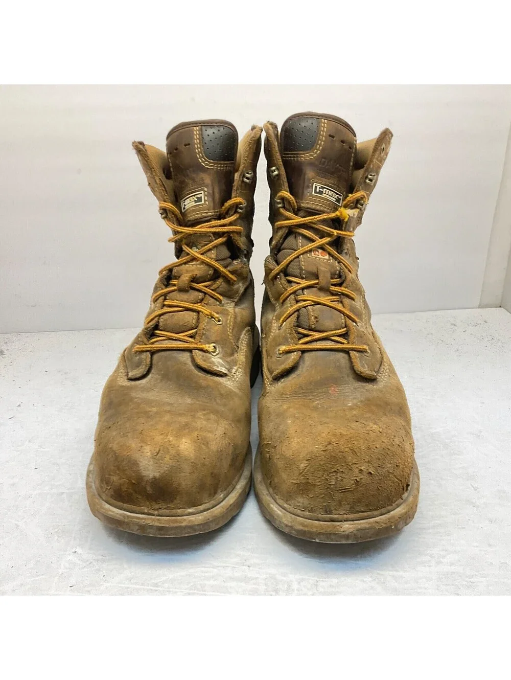 DAKOTA Mens 8'' 517 Quad Comfort Work Boot Steel Toe Composite Plate Brown 12W